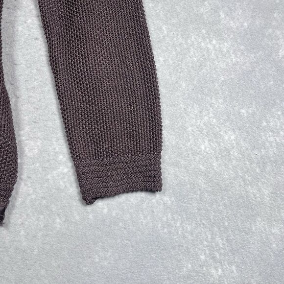 Vintage Les Copains Cardigan Womens Size 46 Brown Knit Cardigan Long Sleeve - Picture 5 of 16